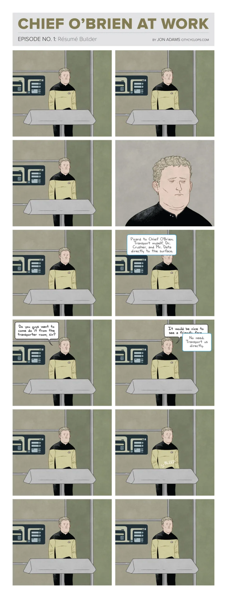 Chief O'Brien at Work